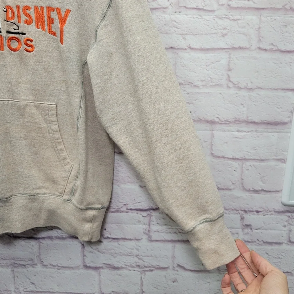 Walt Disney Studios Disney 100‎ Mickey Mouse Hoodie Sweatshirt Mens S *FLAW - Picture 5 of 10